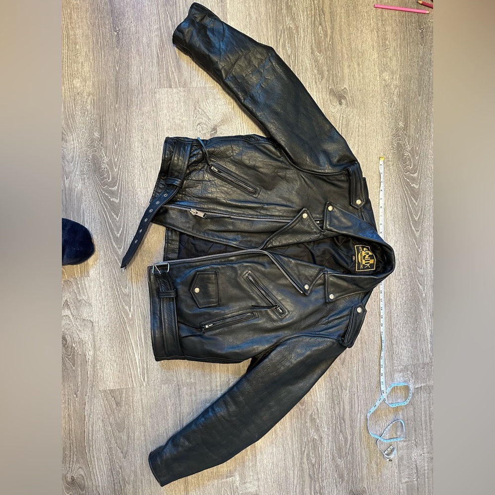 UNIK Premium leather motorcycle jacket size 48